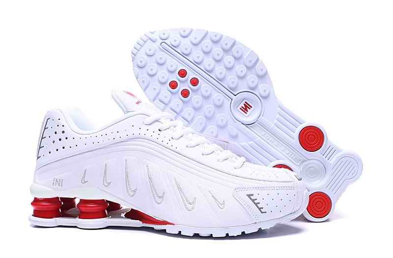 Men's Running Weapon Shox R4 Shoes White 022