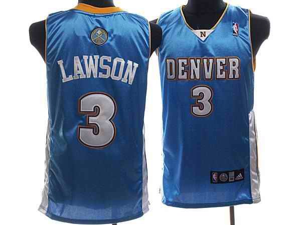 Nuggets #3 Ty Lawson Stitched Baby Blue NBA Jersey