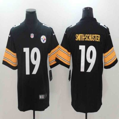 Men's Nike Pittsburgh Steelers #19 JuJu Smith-Schuster Black Vapor Untouchable Limited Stitched NFL Jersey