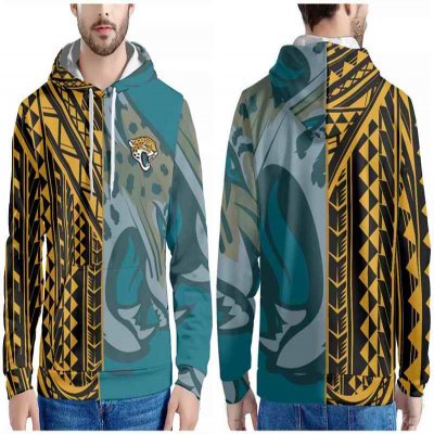 Men's Jacksonville Jaguars Teal/Black/Gold Pullover Hoodie