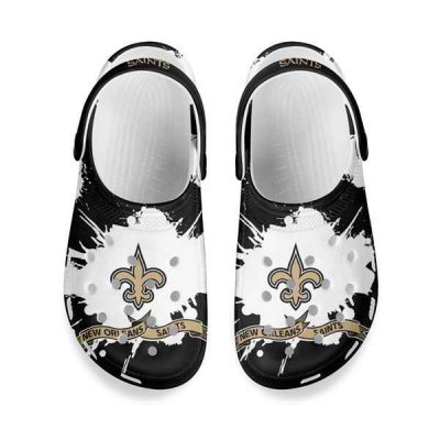 Men's New Orleans Saints Bayaband Clog Shoes 001