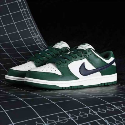 Women's Dunk Low Green/White Shoes 239