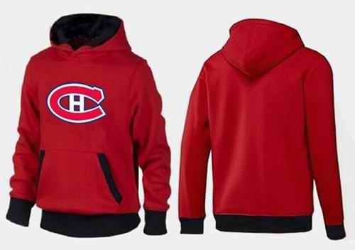 Montreal Canadiens Pullover Hoodie Red & Black