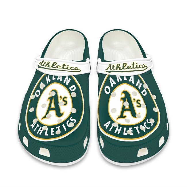 Men's Oakland Athletics Bayaband Clog Shoes