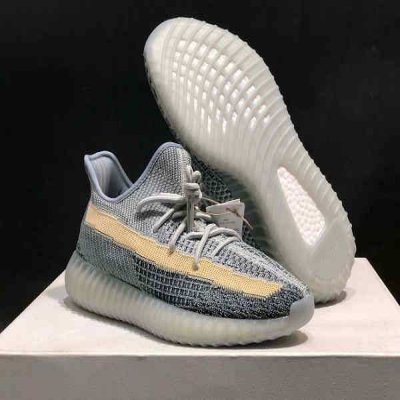 Men's Running Weapon Yeezy Boost 350 V2 Ash Blue Shoes 045