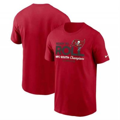 Men's Tampa Bay Buccaneers Red 2024 NFC South Champions Locker Room Trophy Collection T-Shirt