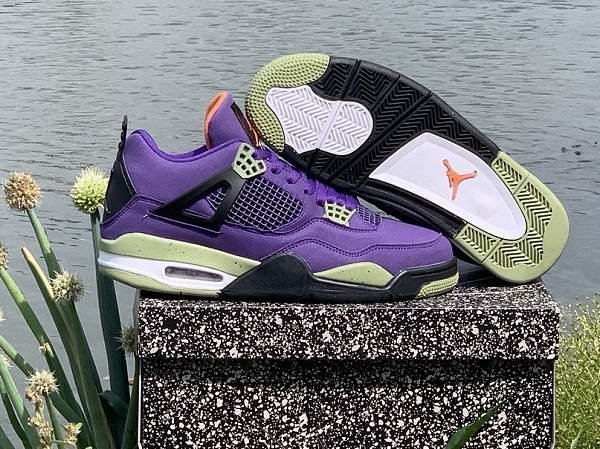 Men's Hot Sale Running weapon Air Jordan 4 Purple Shoes 0111