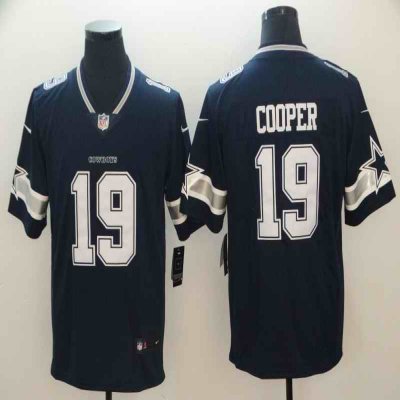 Men's Dallas Cowboys #19 Amari Cooper Navy Vapor Untouchable Limited Stitched NFL Jersey