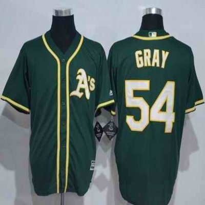 Athletics #54 Sonny Gray Green New Cool Base Stitched MLB Jersey