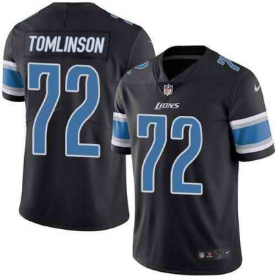 Nike Lions #72 Laken Tomlinson Black Youth Stitched NFL Limited Rush Jersey