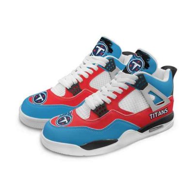 Women's Tennessee Titans Running weapon Air Jordan 4 Shoes 0003