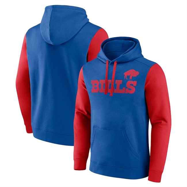 Men's Buffalo Bills Blue/Gold Fleece Pullover Hoodie