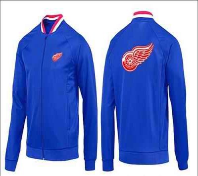 NHL Detroit Red Wings Zip Jackets Blue-1