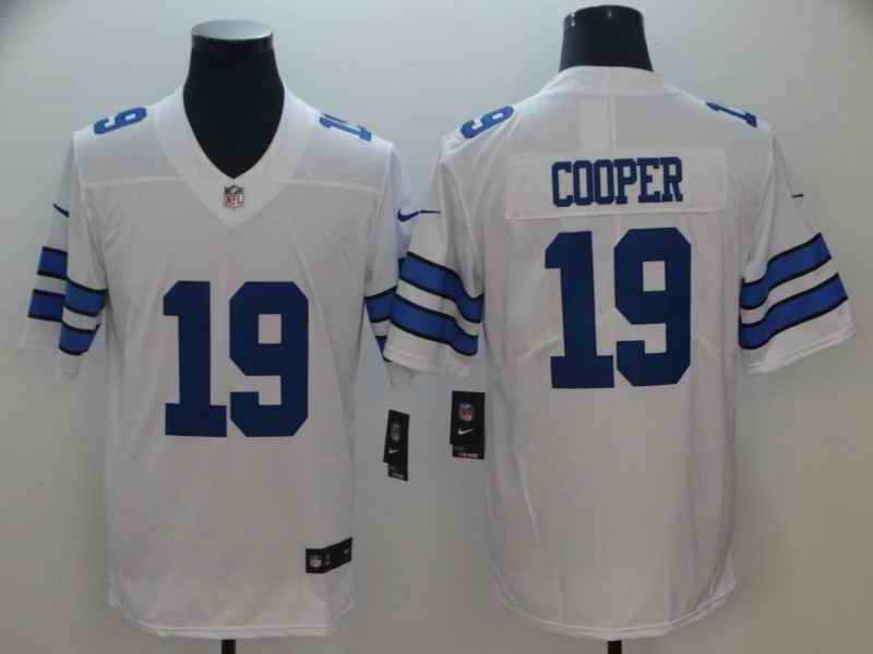 Men's Dallas Cowboys #19 Amari Cooper White Vapor Untouchable Limited Stitched NFL Jersey