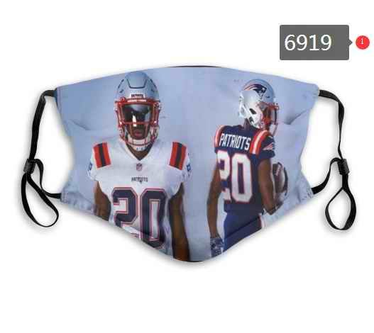 New England Patriots Face Mask 6919 Filter Pm2.5 (Pls check description for details)