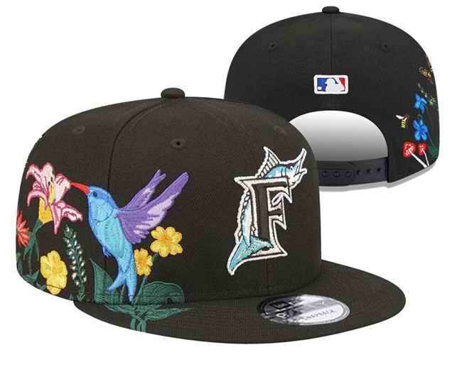 Miami Marlins Stitched Snapback Hats 012