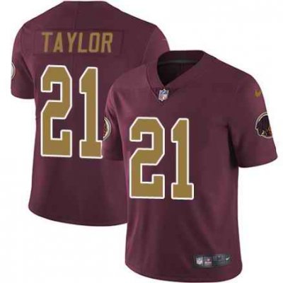 Men's Washington Redskins #21 Sean Taylor Red Color Rush Limited Stitched NFL Jersey