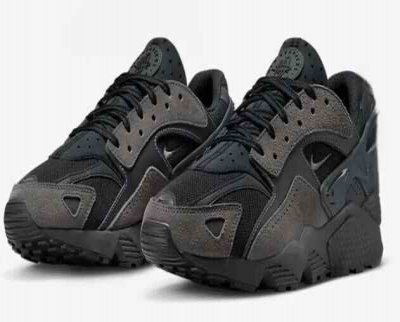 Men's Air Huarache Runner Black Shoes 0123