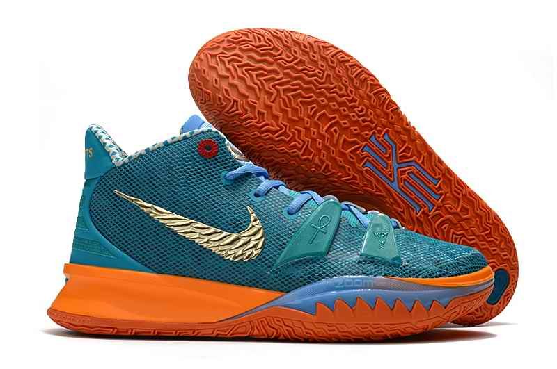 Men's Running weapon Kyrie Irving 7 Blue/Orange Shoes 0024