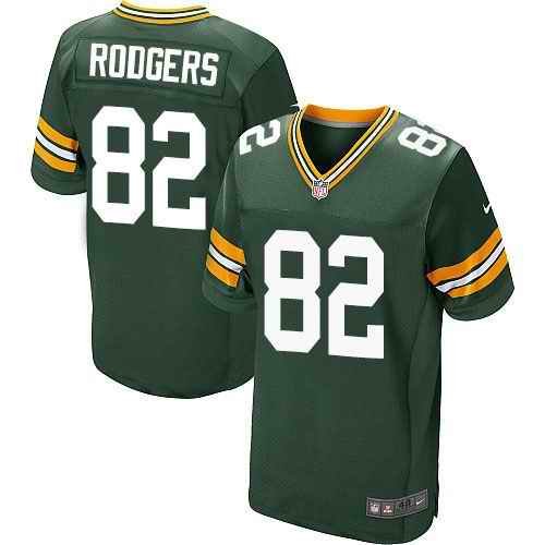 Nike Packers #82 Richard Rodgers Green Team Color Men's Stitched NFL Elite Jersey