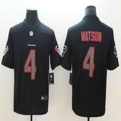 Men's Houston Texans #4 Deshaun Watson Black 2018 Impact Limited Stitched NFL Jersey