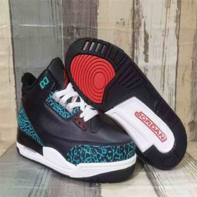 Men's Running weapon Air Jordan 3 Black Shoes 0120