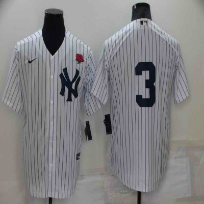 Men's New York Yankees #3 Babe Ruth White Cool Base Stitched Baseball Jersey