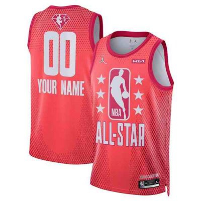 Men's 2022 All-Star Active Player Custom Maroon Stitched Basketball Jersey