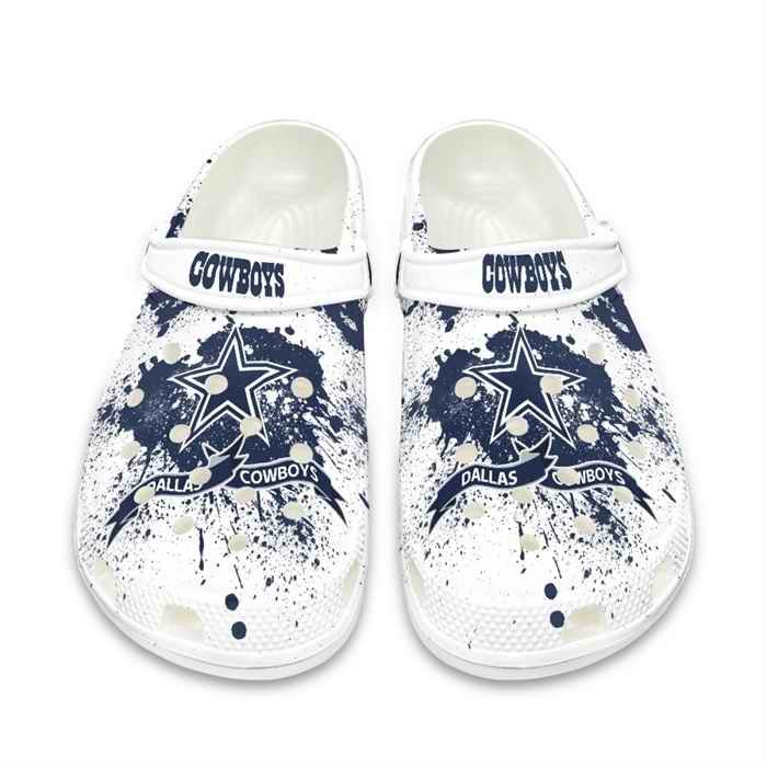 Women's Dallas Cowboys Bayaband Clog Shoes 004