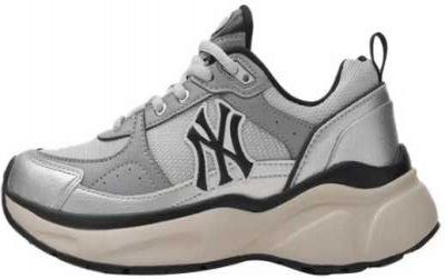 Men's Running Weapon New York Yankees Baseball Shoes/Sneakers Silver 001