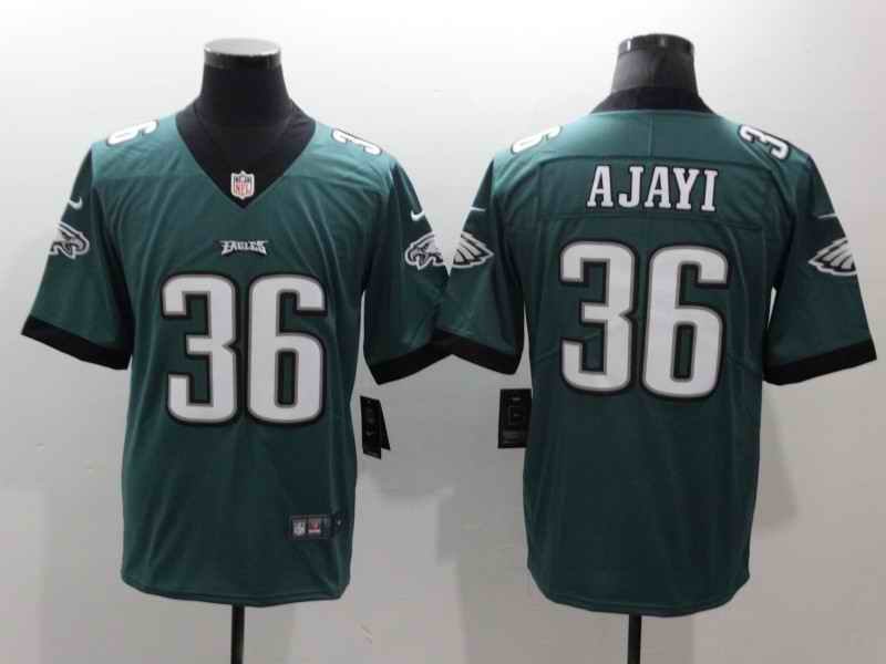 Men's Philadelphia Eagles #36 Jay Ajayi Green Vapor Untouchable Limited Stitched NFL Jersey