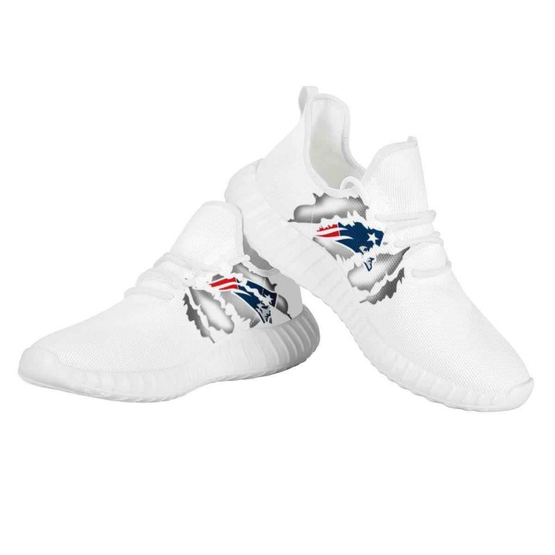 Women's New England Patriots Mesh Knit Sneakers/Shoes 014