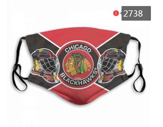 Chicago Blackhawks Face Mask 2738 Filter Pm2.5 (Pls check description for details)