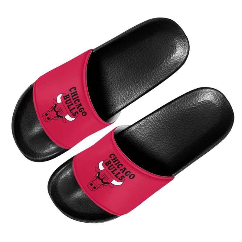 Women's Chicago Bulls Flip Flops 002