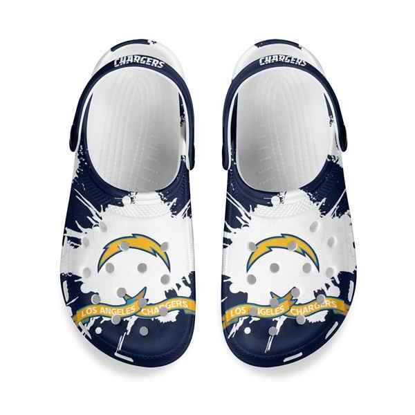 Men's Los Angeles Chargers Bayaband Clog Shoes 001