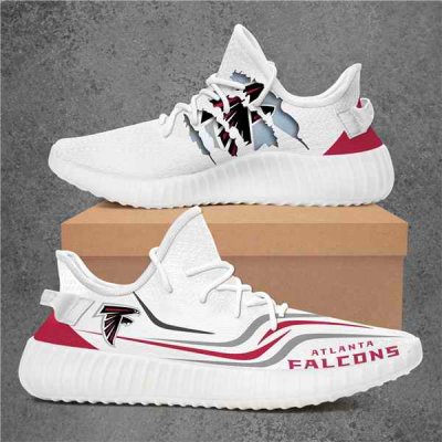 Men's Atlanta Falcons Mesh Knit Sneakers/Shoes 013