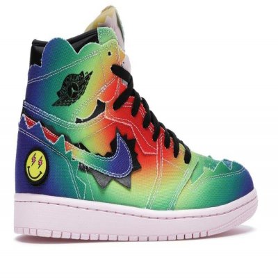 Men's Running weapon J Balvin x Air Jordan 1 Shoes 0130