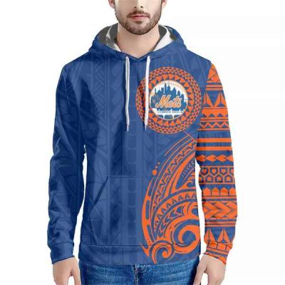 Men's New York Mets Blue Hoodie