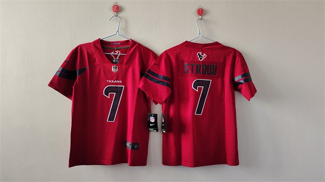 Women's Houston Texans #7 C.J. Stroud Red Vapor Untouchable Limited Stitched Jersey (Run Small)