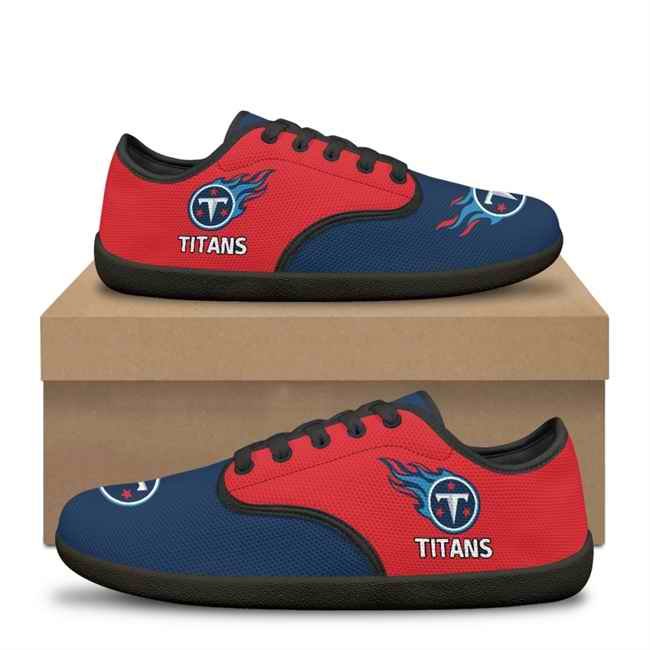 Men's Tennessee Titans Low Top Sneakers/Shoes 001 (Pls check description for details)