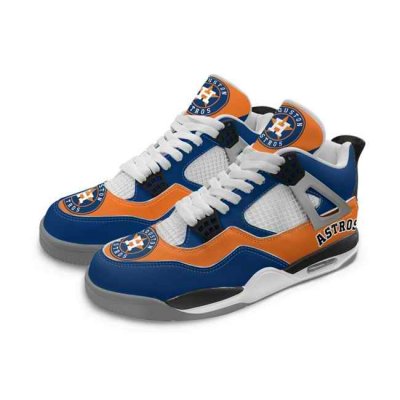 Women's Houston Astros Running weapon Air Jordan 4 Shoes 002