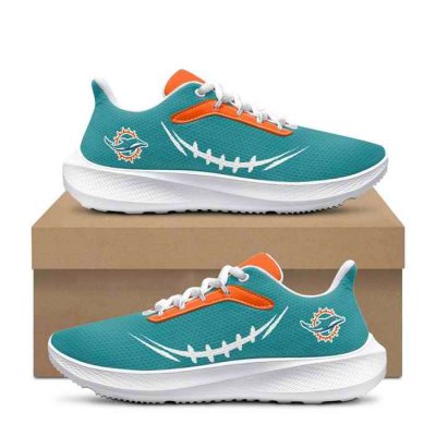 Men's Miami Dolphins Aqua Running Shoe 001