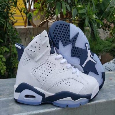 Men's Running Weapon Air Jordan 6 White Shoes 032