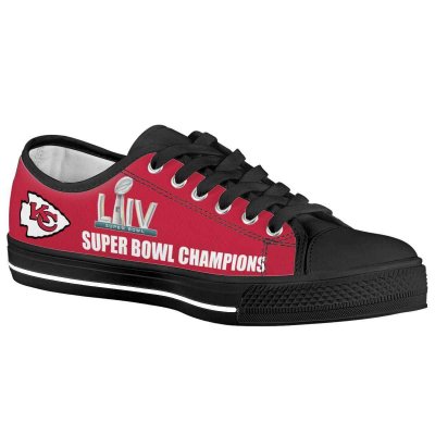 Men's Kansas City Chiefs Low Top Canvas Sneakers 004