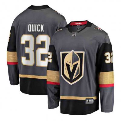 Men's Vegas Golden Knights #32 Jonathan Quick Gray Stitched Jersey