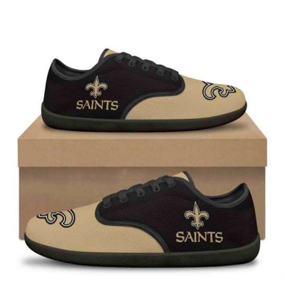 Men's New Orleans Saints Low Top Sneakers/Shoes 001 (Pls check description for details)