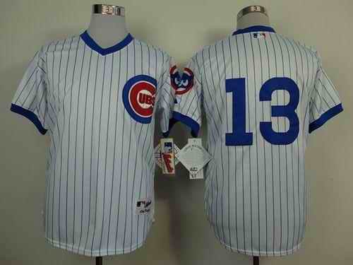 Cubs #13 Starlin Castro White 1988 Turn Back The Clock Stitched MLB Jersey