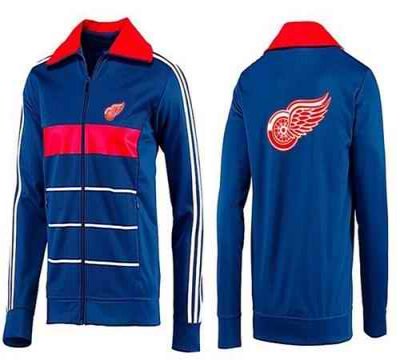 NHL Detroit Red Wings Zip Jackets Blue-3