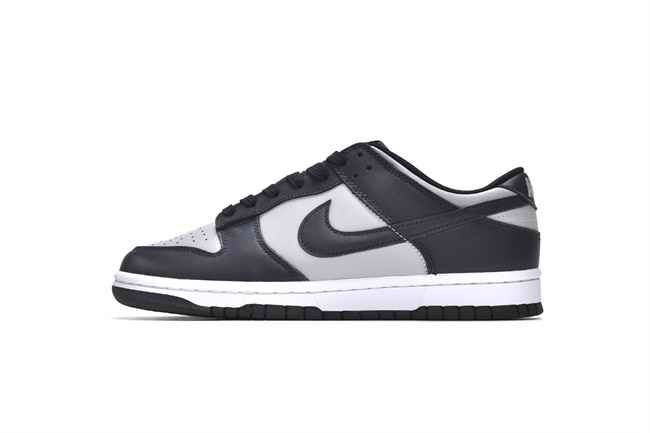 Men's Dunk Low Georgetown Black/Grey Shoes 0337