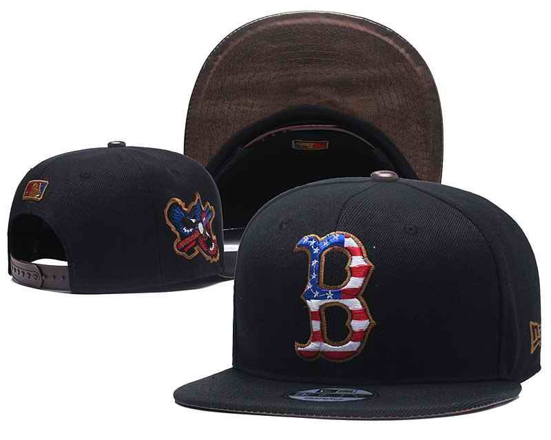 MLB Boston Red Sox Stitched Snapback Hats 005